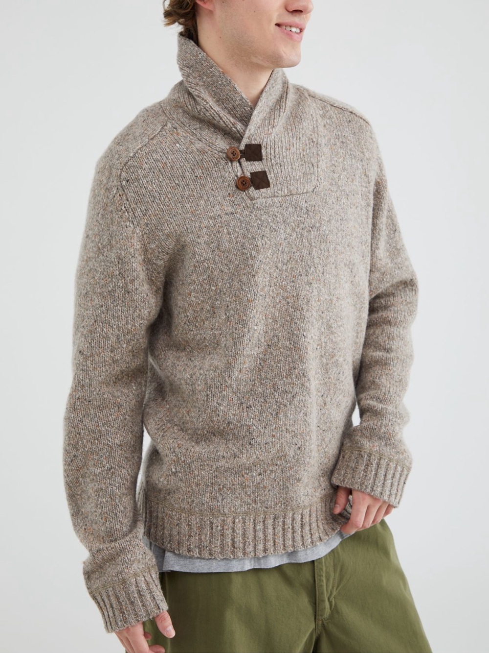 Fjallraven Men’s Lara Shawl Collar Sweater